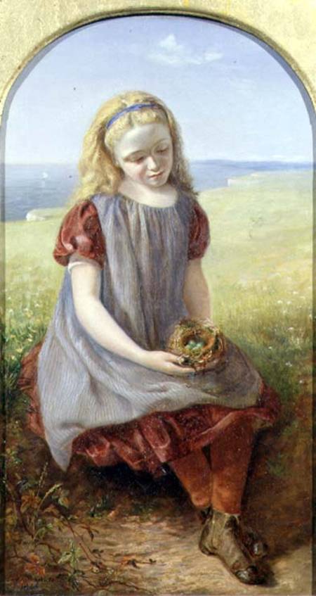 Girl with Bird's Nest from Henry Larpent Roberts