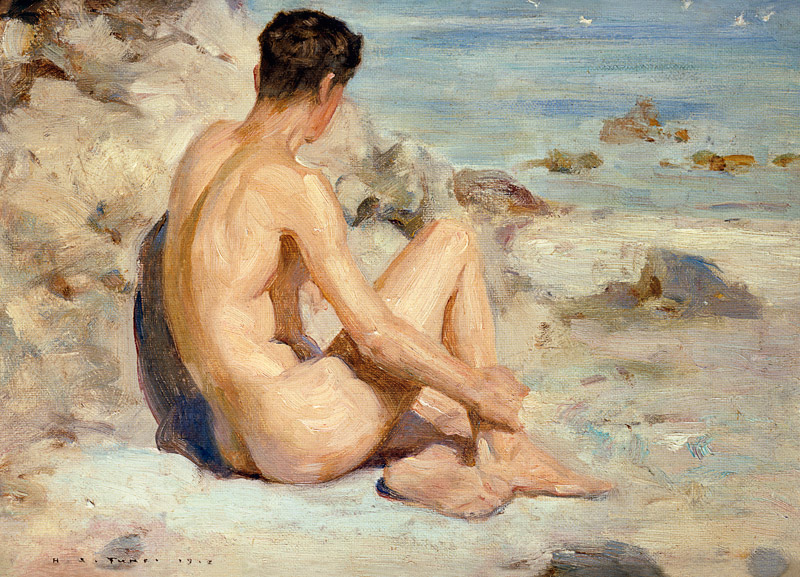 Boy On A Beach from Henry Scott Tuke
