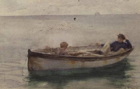 Two Boys in a Rowing Boat from Henry Scott Tuke