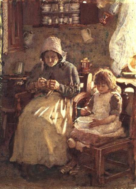 Grandmother and Child, Yorkshire from Henry Silkstone Hopwood