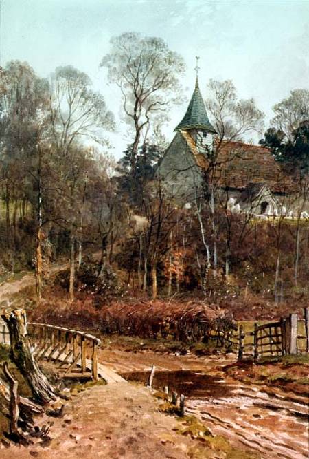 Round My House: Pyrford Church from Henry Sutton Palmer