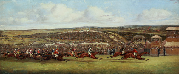 The Finish of the Derby from Henry Thomas Alken