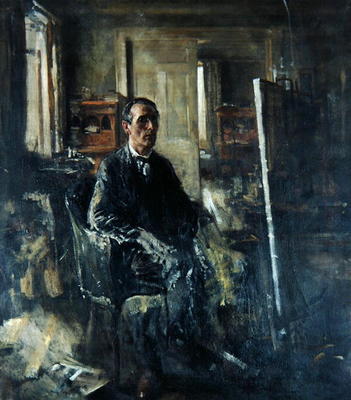 Walter Westley Russell (oil on canvas) from Henry Tonks