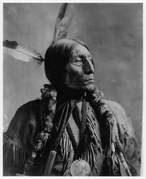 Portrait of Chief Wolf Wrobe from Henry Wyman