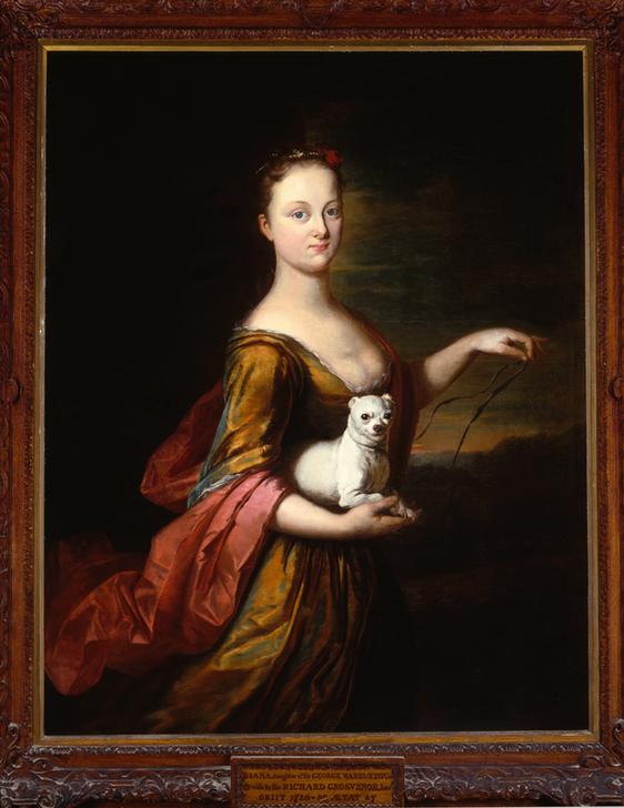 Portrait of Diana Warburton Lady Grosvenor from Herman van der Mijn