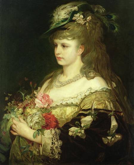 A Young Girl from Hermann Kaulbach