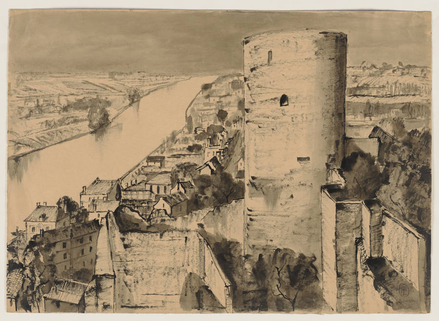 Blick von der Burg Chinon auf die Vienne from Hermann Lismann