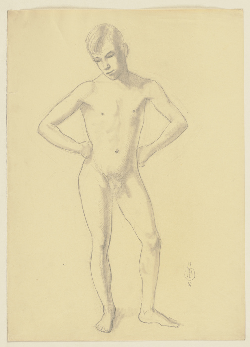 Male nude from Hermann Lismann