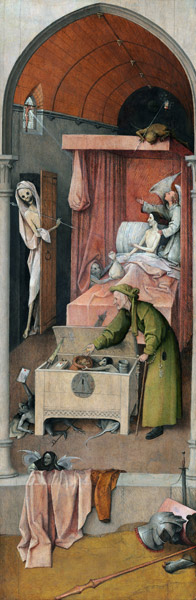 Death of the Miser from Hieronymus Bosch