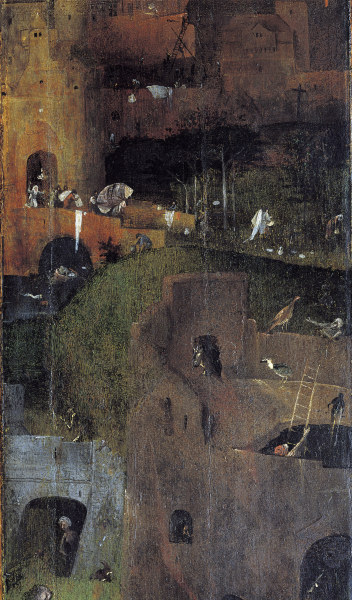 Bosch, Kreuzigung Hl.Julia, Ausschnitt from Hieronymus Bosch