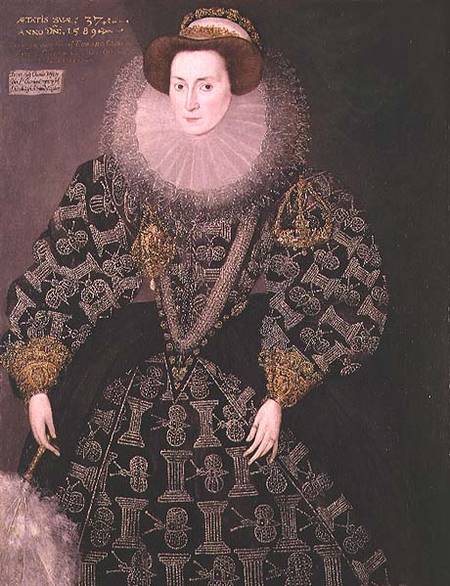 Frances Clinton, Lady Chandos (1552-1623) from Hieronymus Custodis