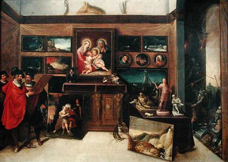 The Amateur's Exhibition Room from Hieronymus II Francken