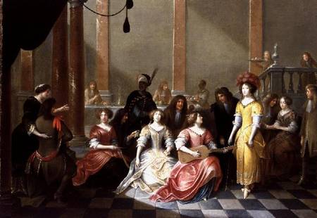 An Elegant Company at Music Before a Banquet from Hieronymus Janssens