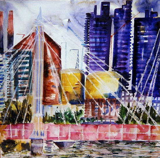 Albert Bridge, 2006 (w/c on paper)  from Hilary  Rosen