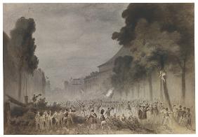 The July Revolution on the Grands Boulevards of Paris