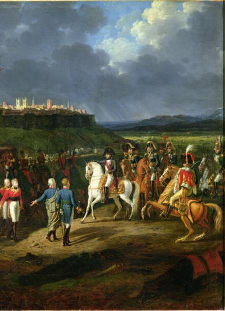 The English Prisoners at Astorga Being Presented to Napoleon Bonaparte (1769-1821) in 1809 from Hippolyte Lecomte