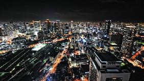 Osaka night view