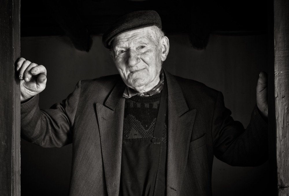 Old man portrait from Hober Szabolcs