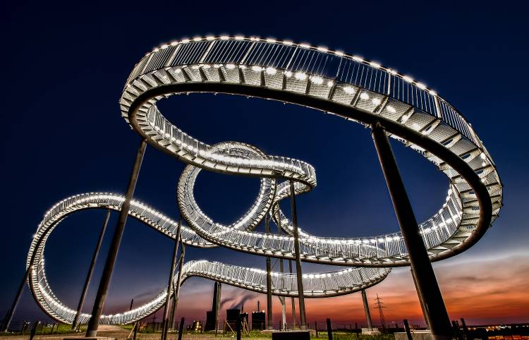 Tiger and Turtle at dawn from Holger Schmidtke