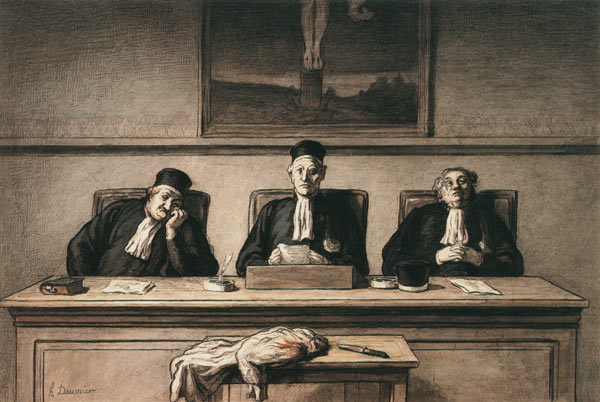 Les Pièces à conviction from Honoré Daumier