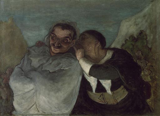 Crispin und Scapin from Honoré Daumier