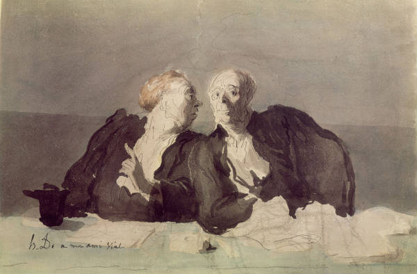 H. Daumier / Un argument peremptoire from Honoré Daumier