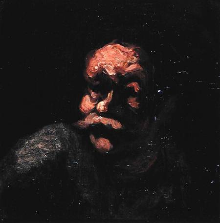 Head of a man from Honoré Daumier
