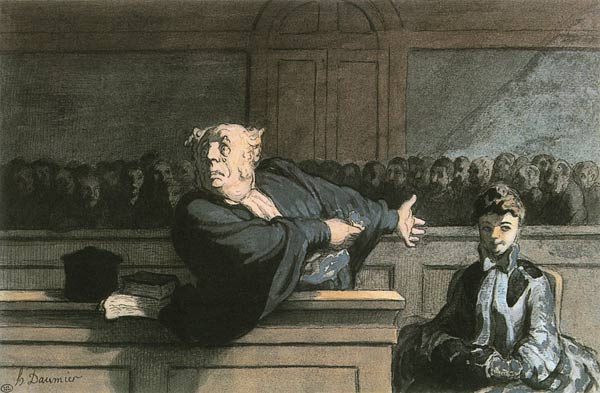Le Défenseur from Honoré Daumier