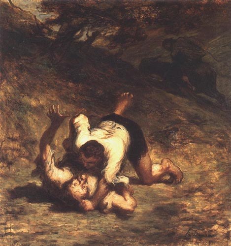 Le's Voleurs et I ' Âne from Honoré Daumier