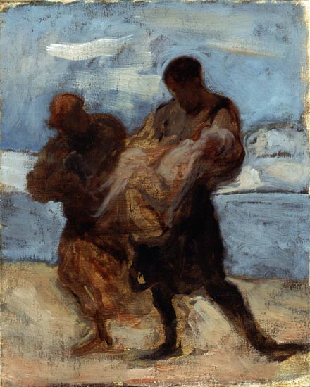 The Rescue from Honoré Daumier