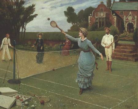 Tennis Players from Horace Henry Cauty