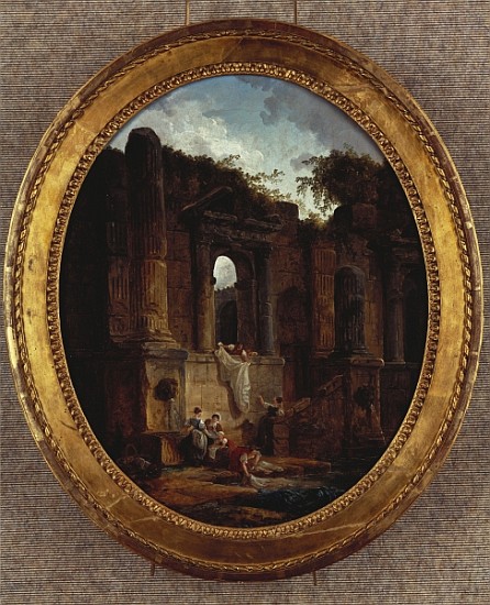 Landscape with Ruins from Hubert Robert