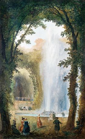 The fountain in the Grove of the muses at the Chateau de Marly