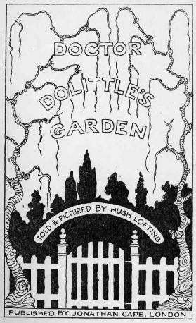 Title Page from Doctor Dolittles Garden, by Hugh Lofting