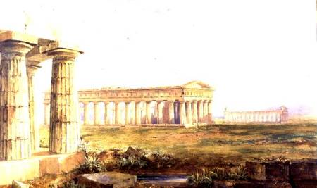 The Temples at Paestum from Hugh William Williams