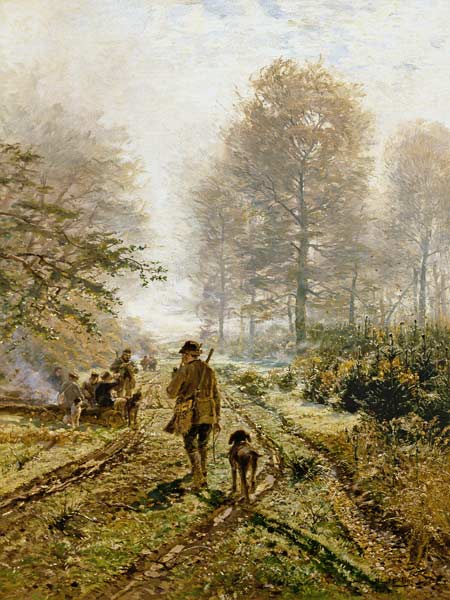 Autumn hunting. from Hugo Mühlig