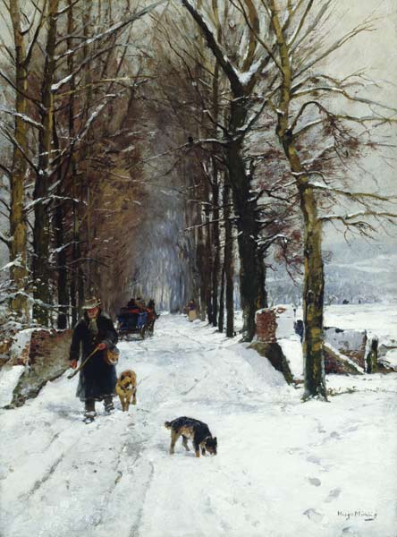 Winter auf der Grafenberger Allee from Hugo Mühlig