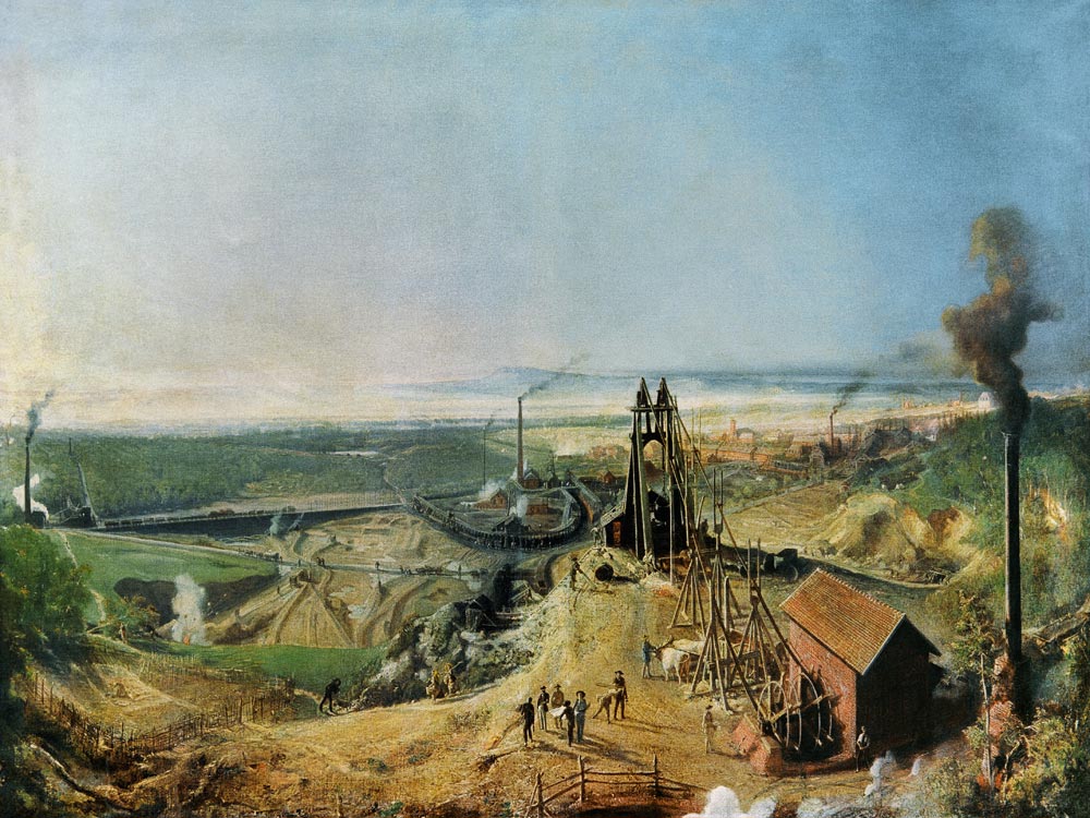 Coalmines and Clay Quarries at Montchanin from Ignace Francois Bonhomme
