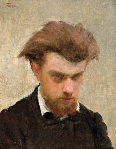 Self portrait as a young man from Ignace Henri Jean Fantin-Latour