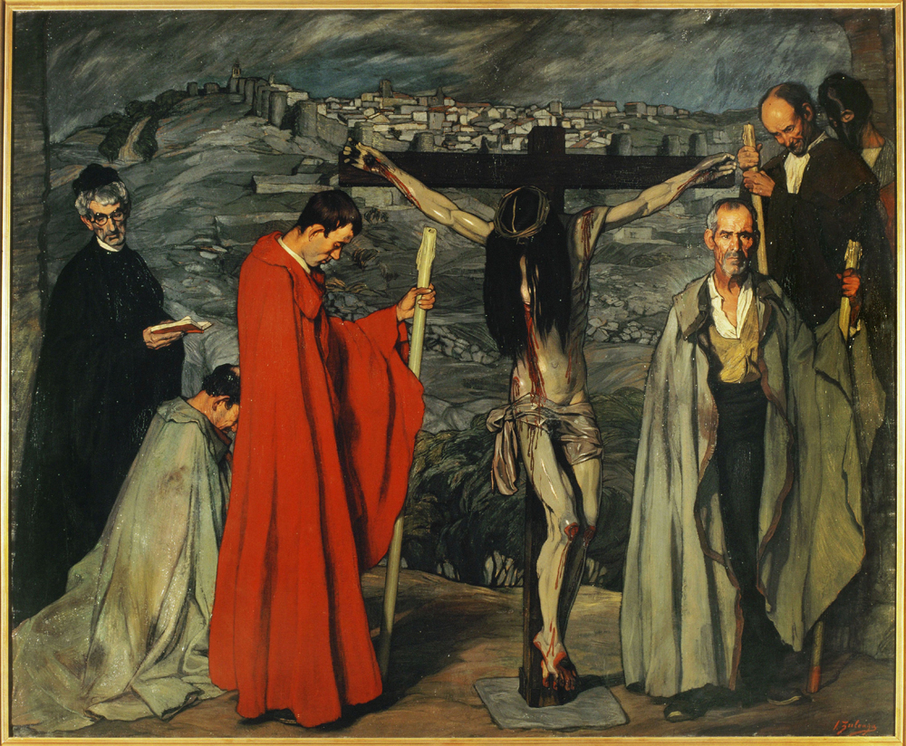 Bleeding Christ or Blood Christ from Ignazio Zuloaga