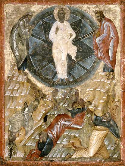 The transfiguration Christi. from Ikone (russisch)