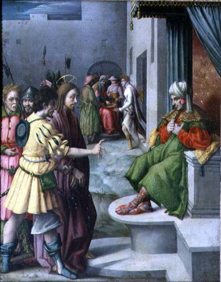 Christ in Front of Caiaphas from Il Bacchiacca