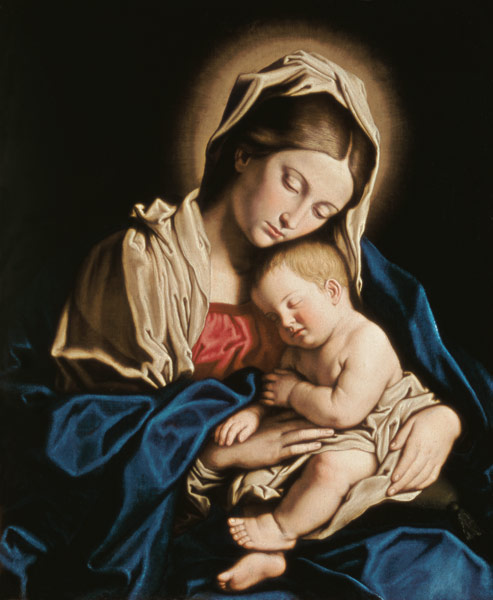 Madonna and Child from Il (Giovanni Battista Salvi) Sassoferrato
