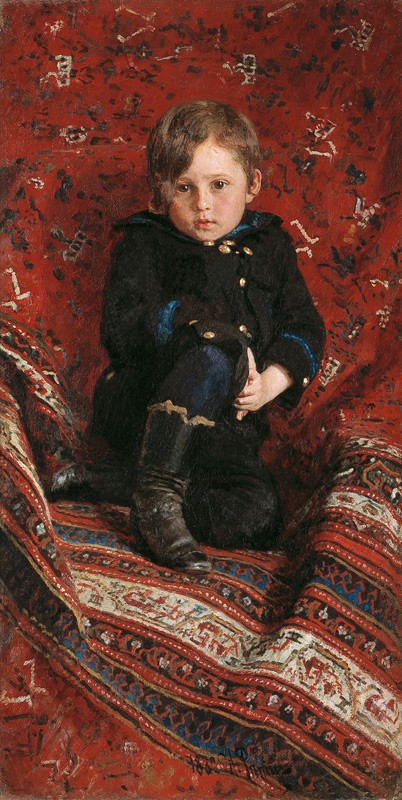 Portrait of Yury Repin, the Artist's Son from Ilja Efimowitsch Repin