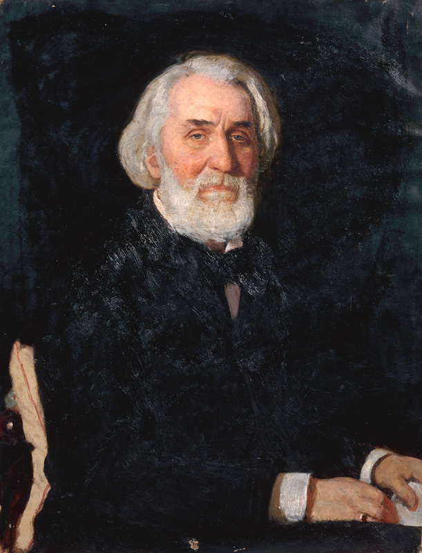 Portrait of Ivan S. Turgenev (1818-83) from Ilja Efimowitsch Repin