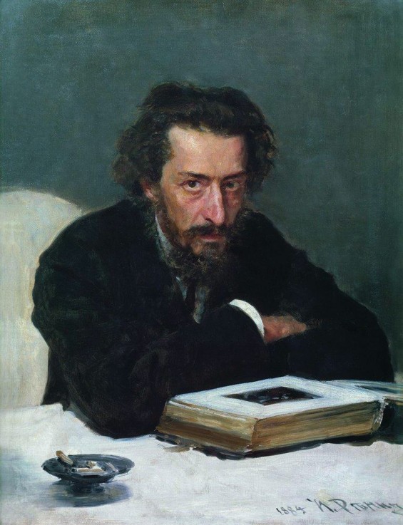 Portrait of composer Pavel Ivanovich Blaramberg from Ilja Efimowitsch Repin