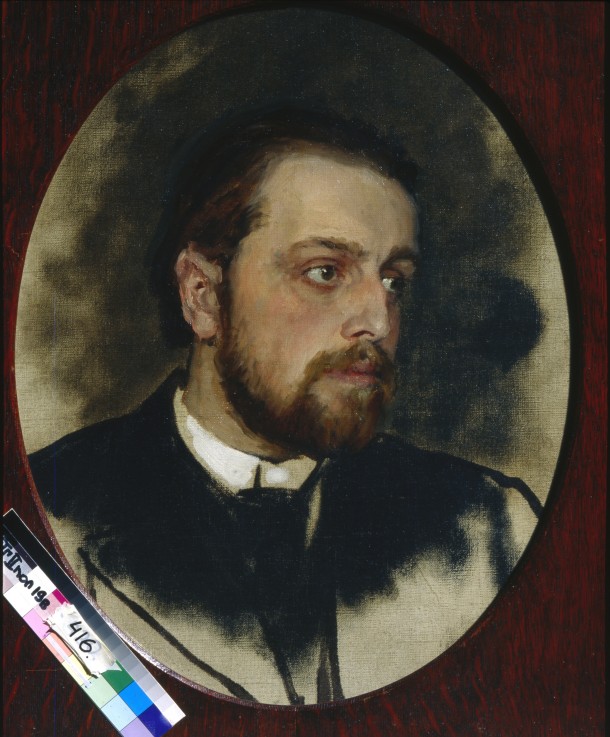 Portrait of Vladimir Grigorievich Chertkov, writer and secretary of Leo Tolstoy from Ilja Efimowitsch Repin