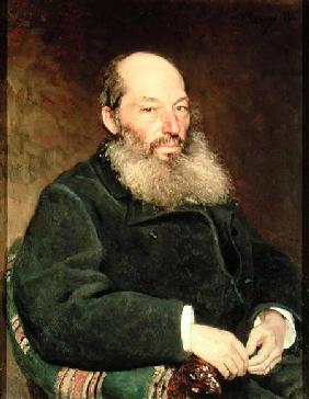Portrait of Afanasy Fet (1820-92)