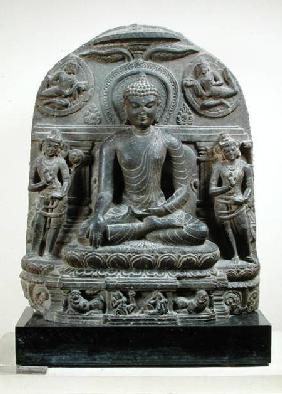 Seated Buddha in meditation