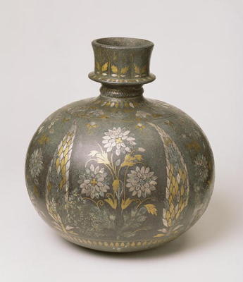 Mughal Flask (metalwork) from Indian School, (17th century)